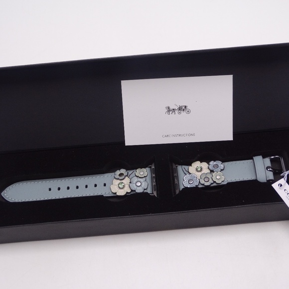 Coach Accessories - Coach Apple Watch Strap 38mm Tearose Band - Sage